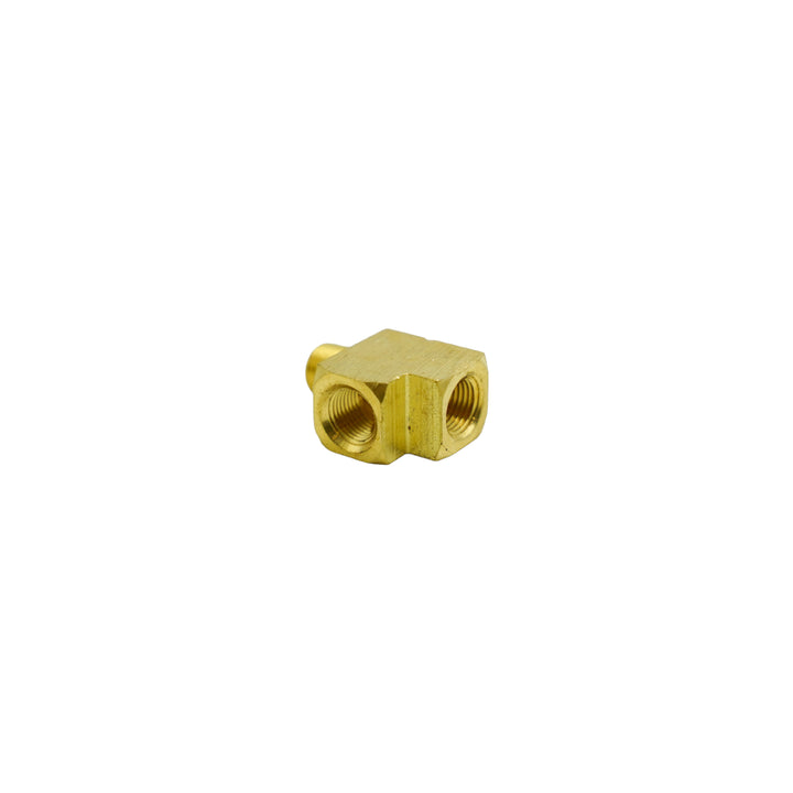 Slayer TEE, 1/8 NPT, F x F x M, Brass, PB Free