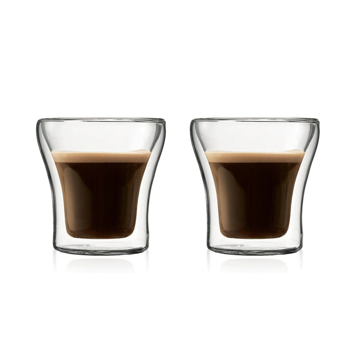 Bodum Assam Double Wall Thermo Glass – Set of 2 Heat-Resistant Glasses