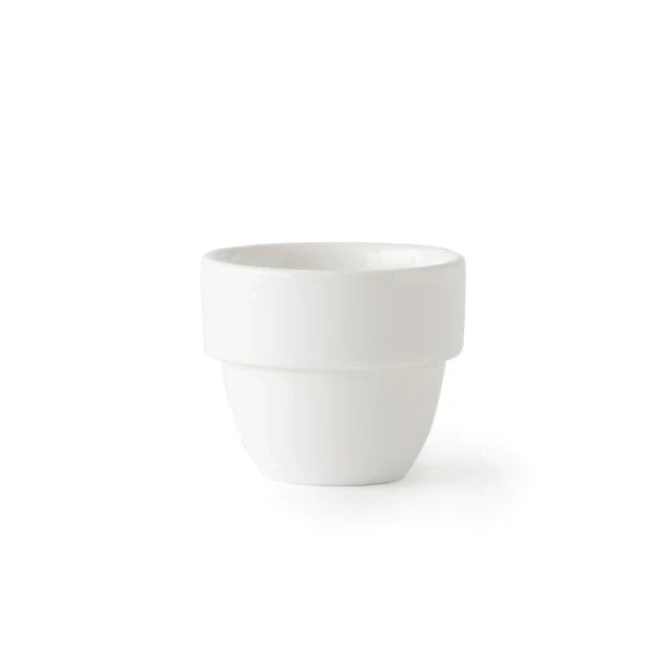 acme mini taster cups white with whale base 110ml