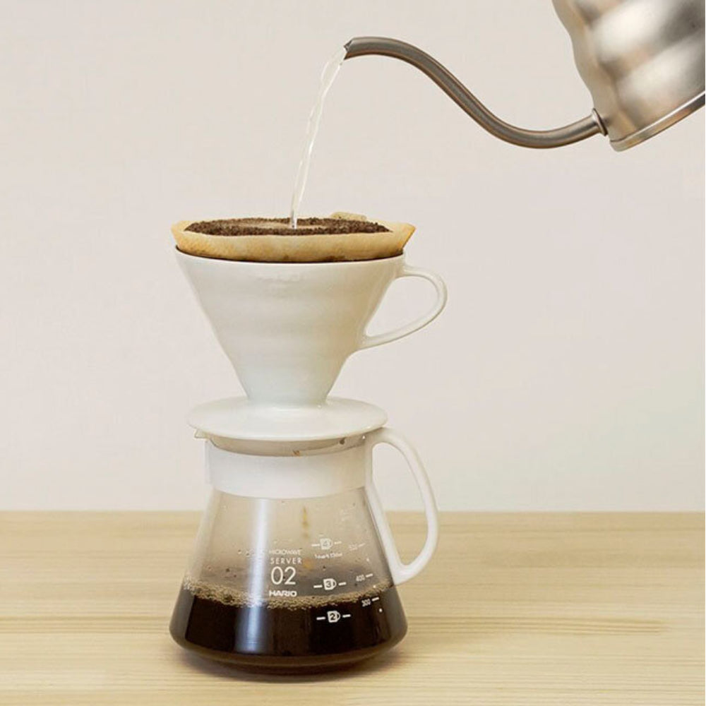 Hario V60 Ceramic Dripper 02 Set White