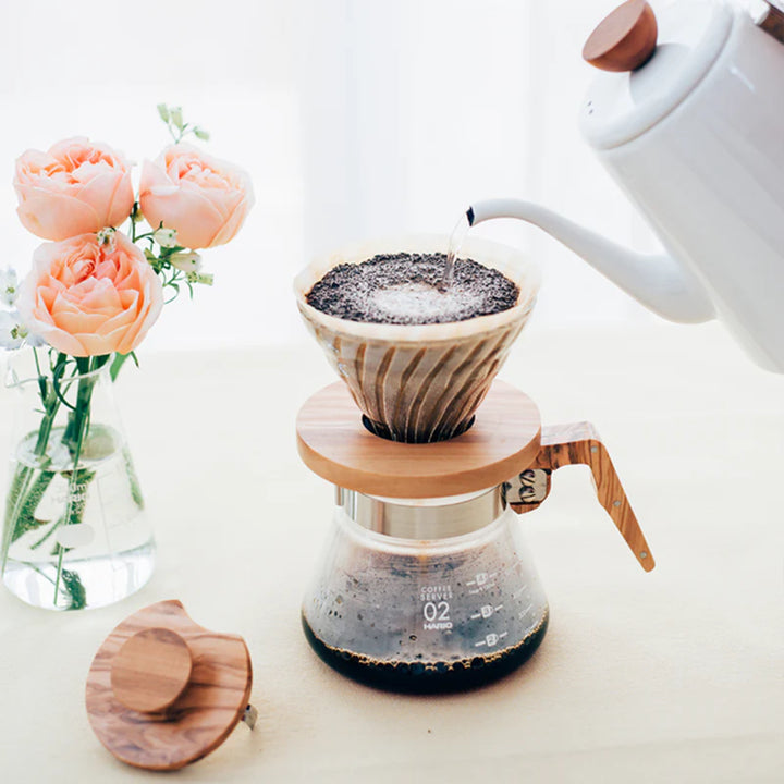 Hario Coffee Server Olive Wood 600ml