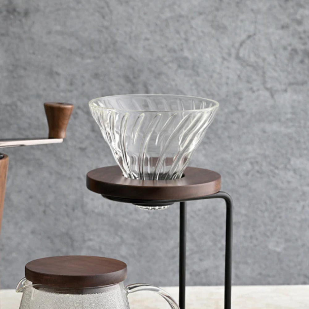 Hario V60 Glass Dripper Walnut