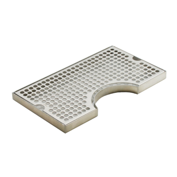 krome cut out surface mount drip tray no drain 12x 7x 3 4