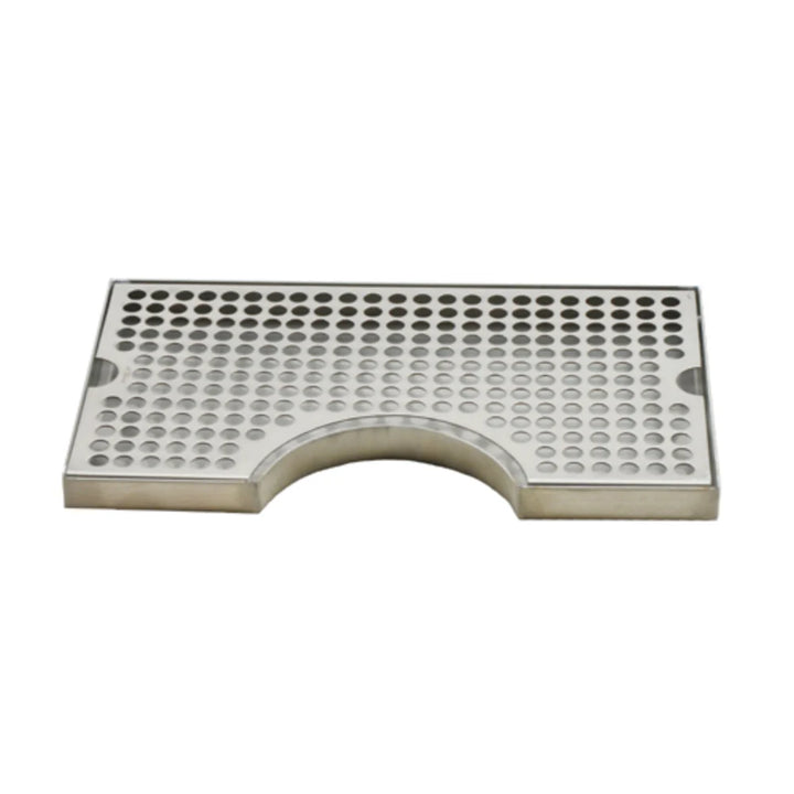 Krome Cut out Surface Mount Drip Tray - No Drain (12"x 7"x 3/4")