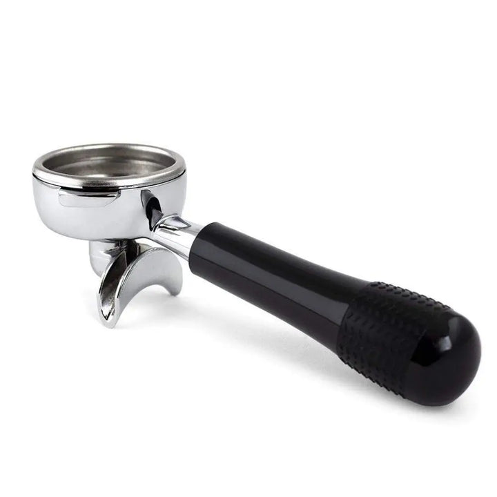 nuova simonelli double spout black handle portafilter
