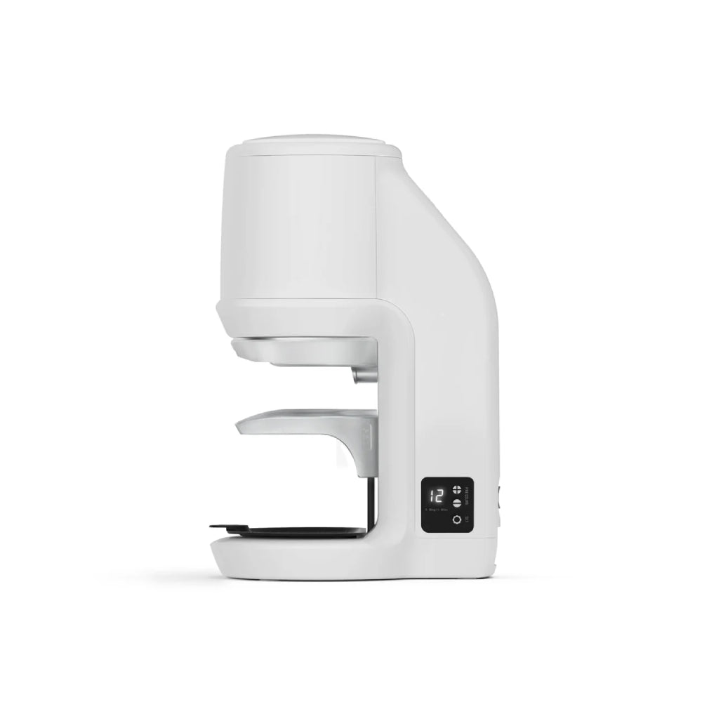 PuqPress - PRO Precision Automatic Tamper - Matt White, 58.3mm, UK Plug