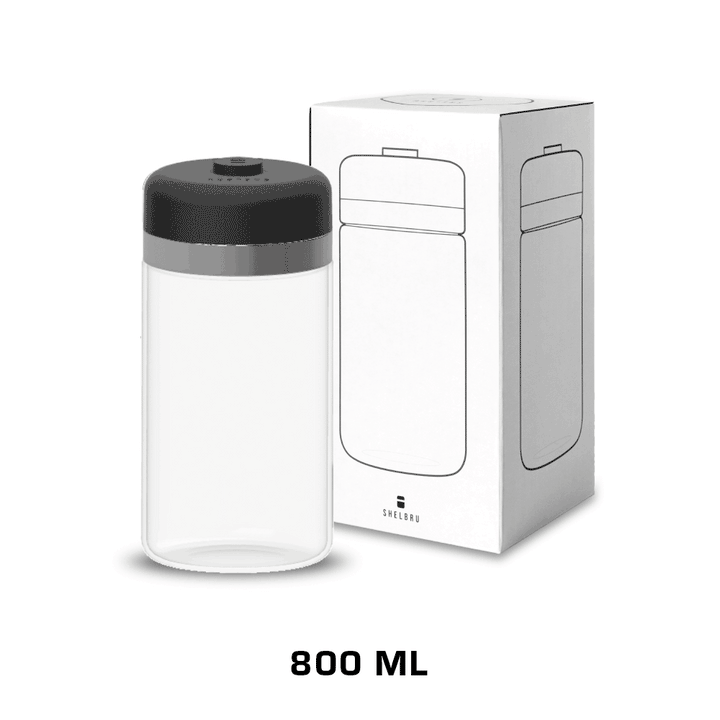 SHELBRU Canister Glass 800ml
