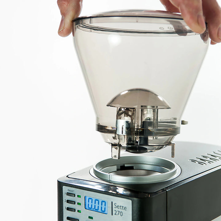 Baratza Sette 270/270W Hopper Assembly W/Metal Shut Off Handle(S012)