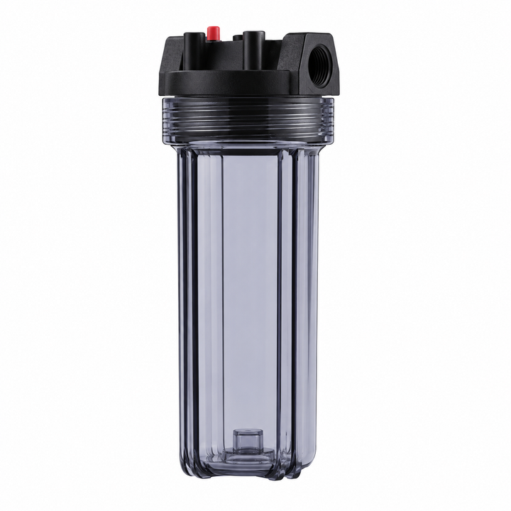 Aquapro 10" Filter Housing, BLK/CLR