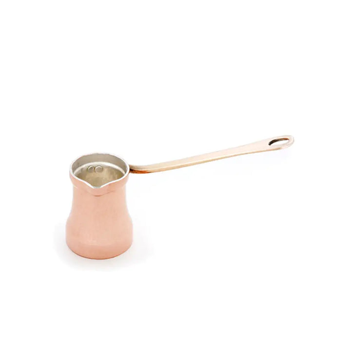 SOY Copper Cezve Turkish Coffee Pot Silver Lining – Right Handed