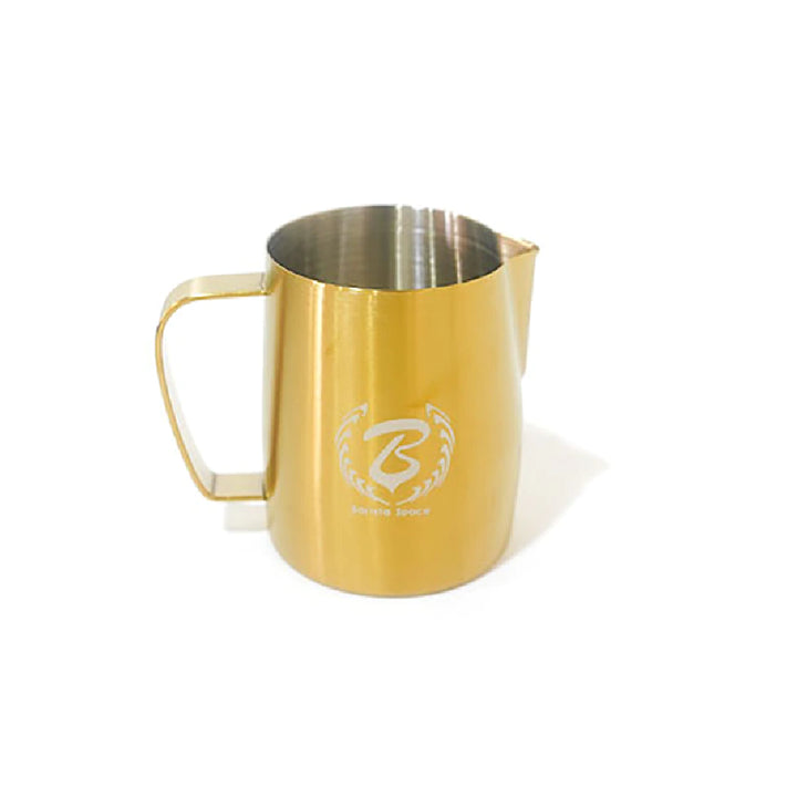 barista space gold milk pitcher for latte art