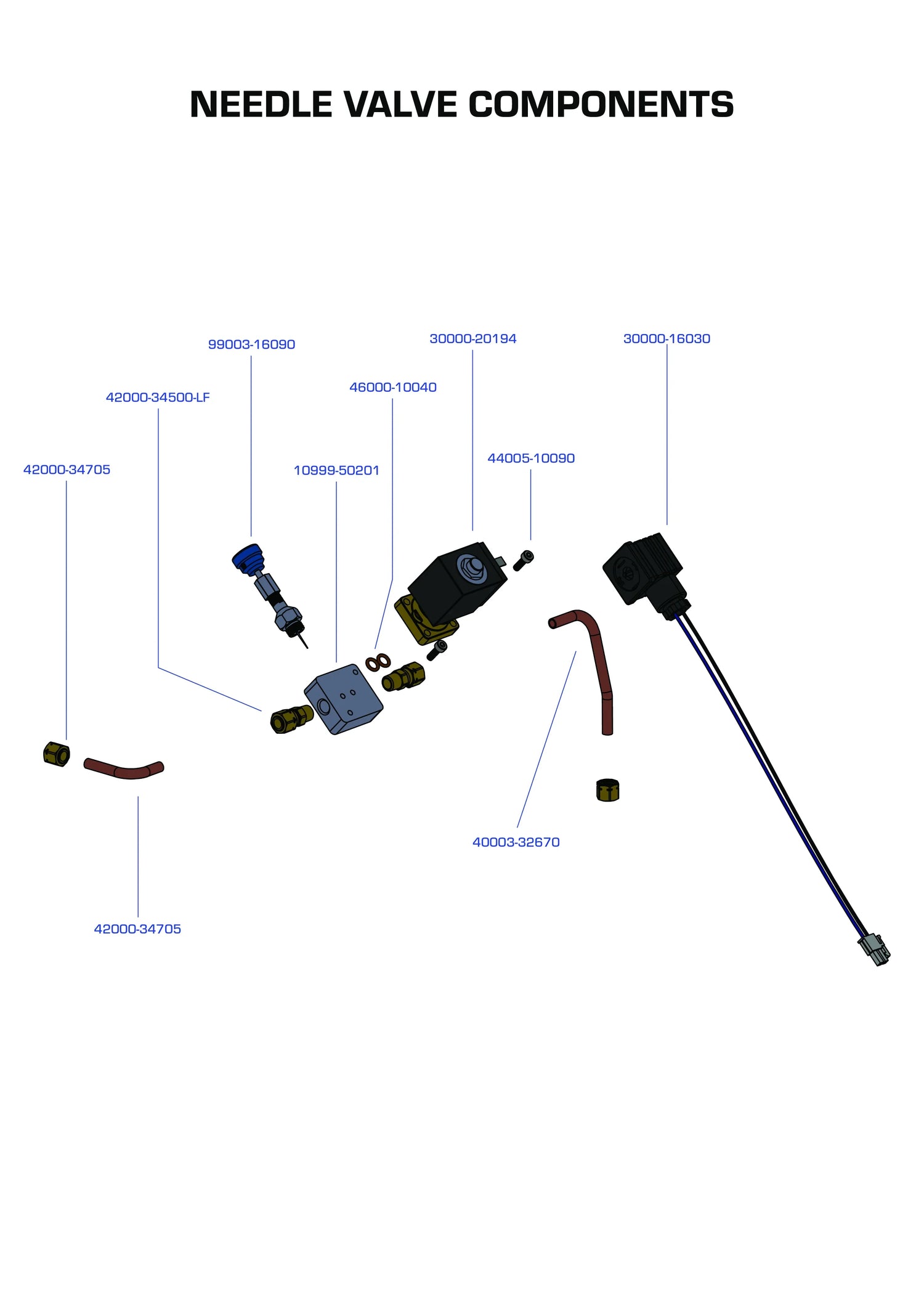 Needle Valve Components Espresso V3