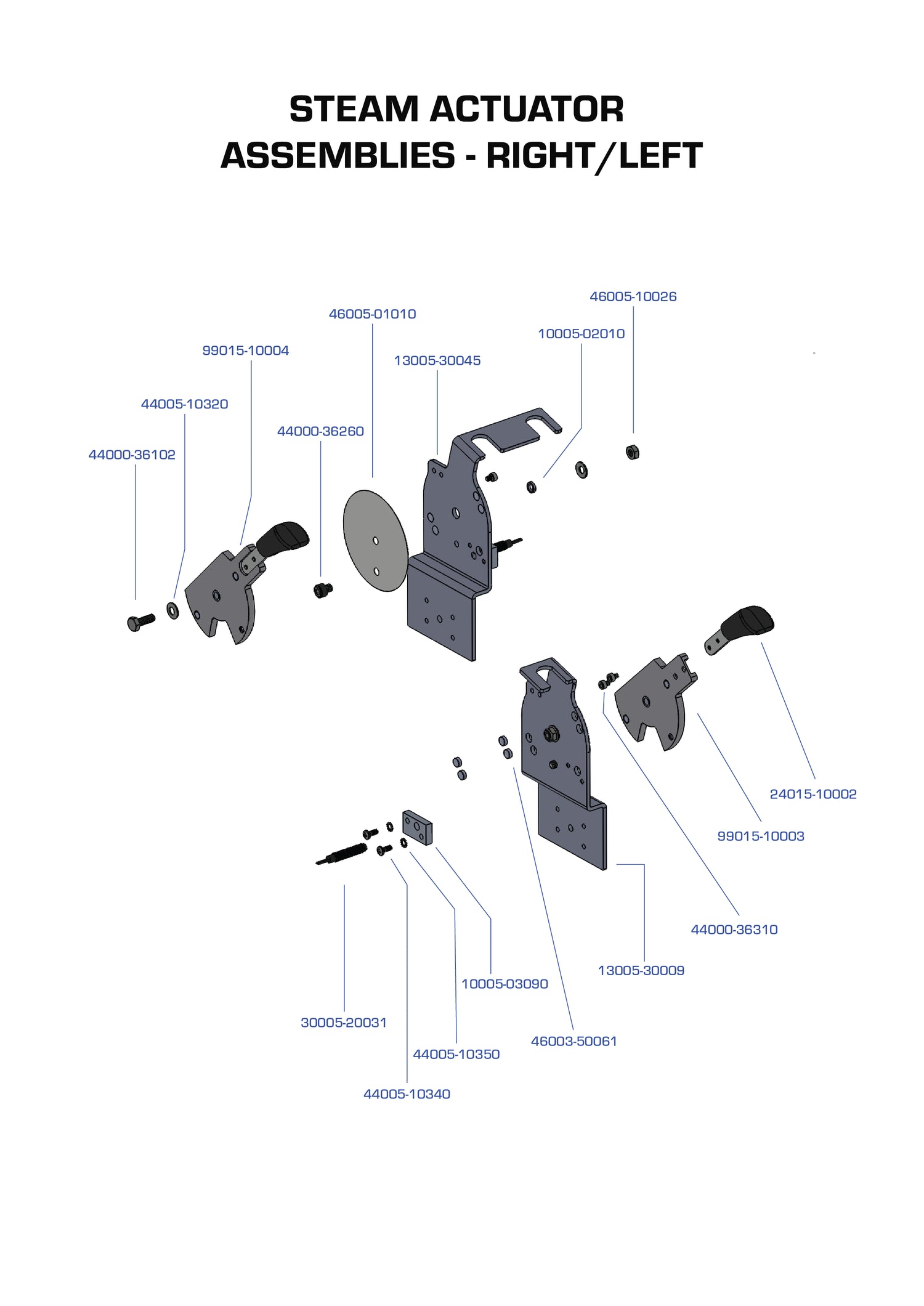 Steam Actuator Assemblies - Right/Left EP