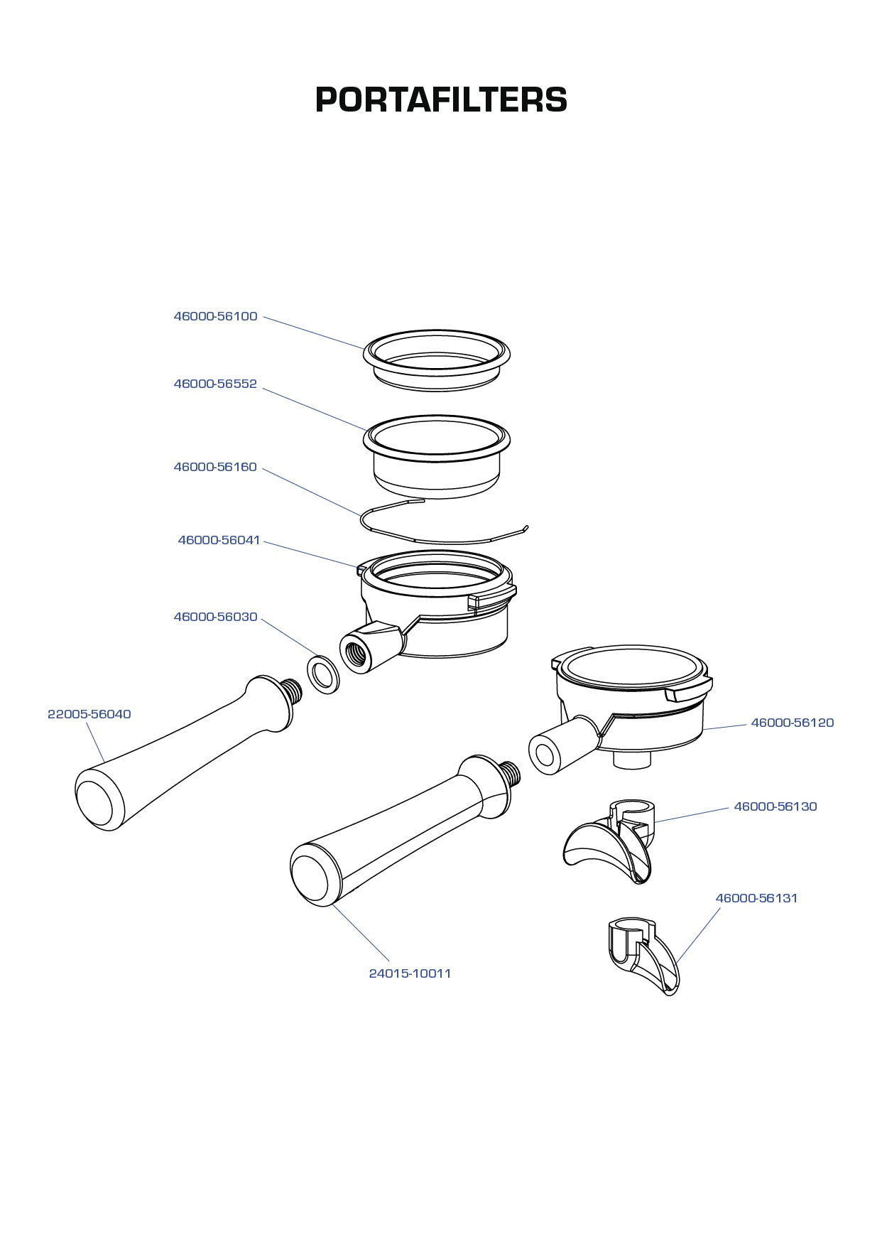 Portafilters Steam Single