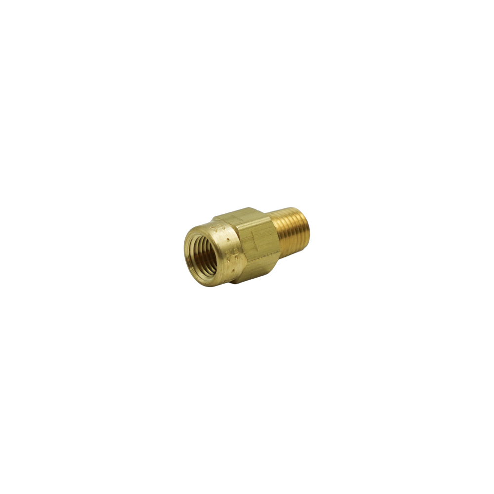 صمام فحص القاتل، 1/4 بوصة MNPT × 1/4 بوصة FNPT، 1 PSI، نحاس أصفر