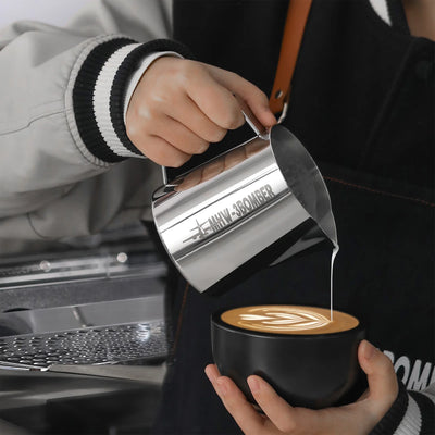 MHW-3Bomber Latte Art Pitcher 5.0 Glossy Grey