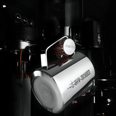 MHW-3Bomber Latte Art Pitcher 5.0 Glossy Grey