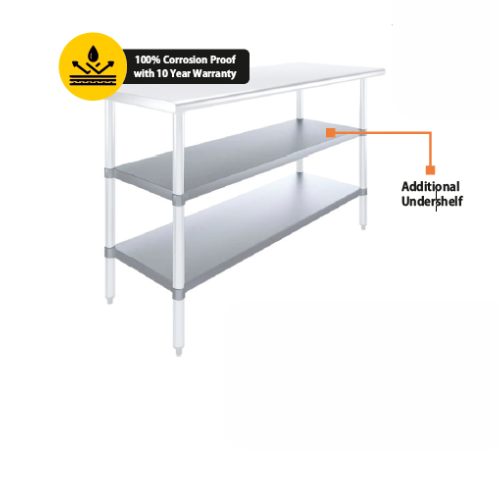 Krome - 24" Wide undershelf (L × 60")
