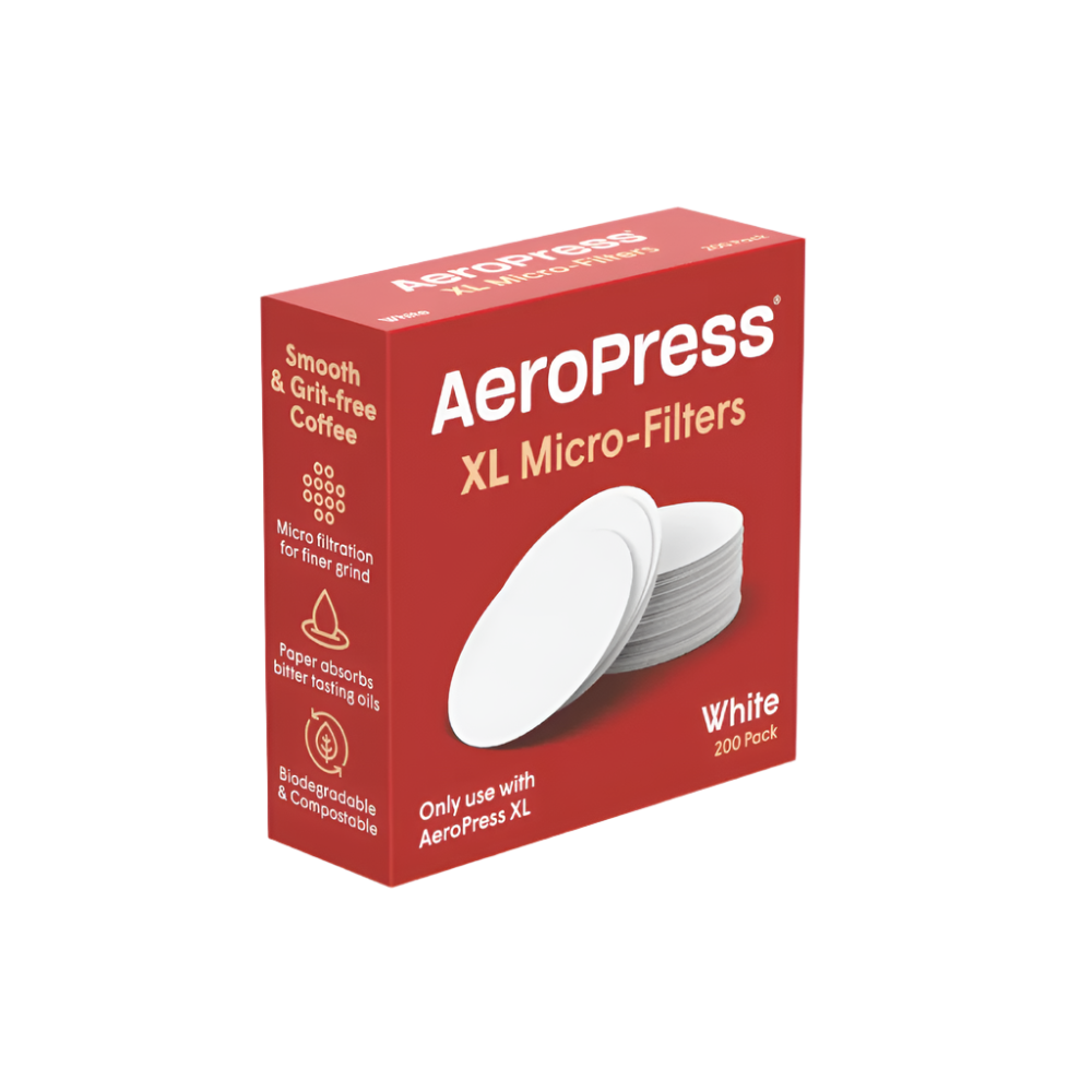 فلاتر ورقية دقيقة لآلة AeroPress – حجم كبير جدًا، عبوة من 200