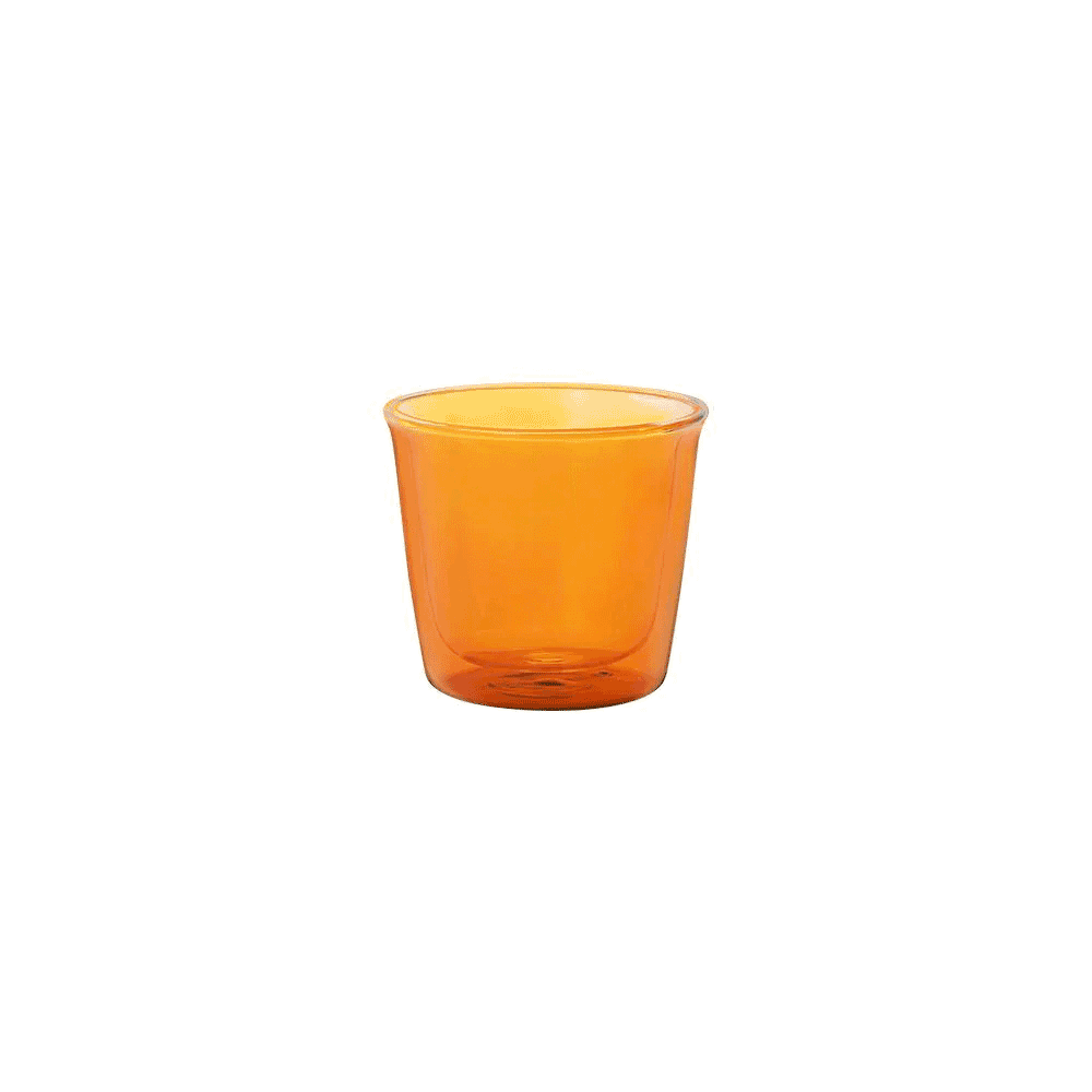 KINTO CAST Amber Double Wall Glass