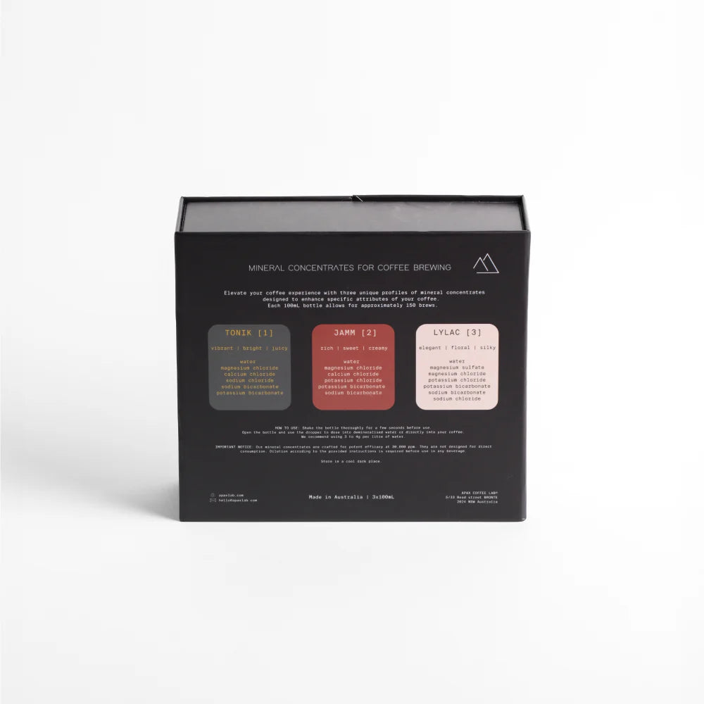 APAX LAB Coffee Flavor Concentrate Box Set – 3 x 100ml