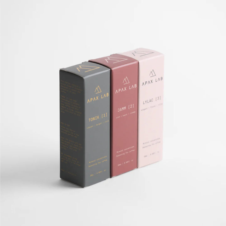 APAX LAB Nano Coffee Flavor Concentrate Box Set – 3 x 20ml