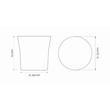 Acaia Double Insulated Cup 120ml SS