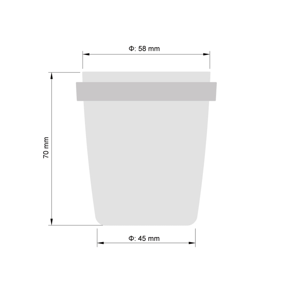 Acaia Portafilter Dosing Cup & Storage Lid Medium SS
