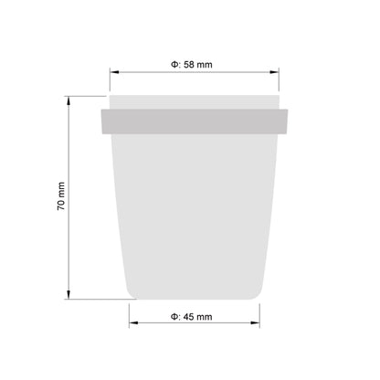 Acaia Portafilter Dosing Cup & Storage Lid Medium SS