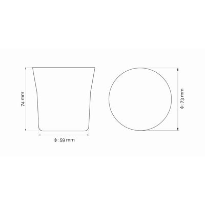 Acaia Double Insulated Cup 120ml SS