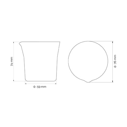 Acaia Spouted Double Insulated Cup 4oz/120ml