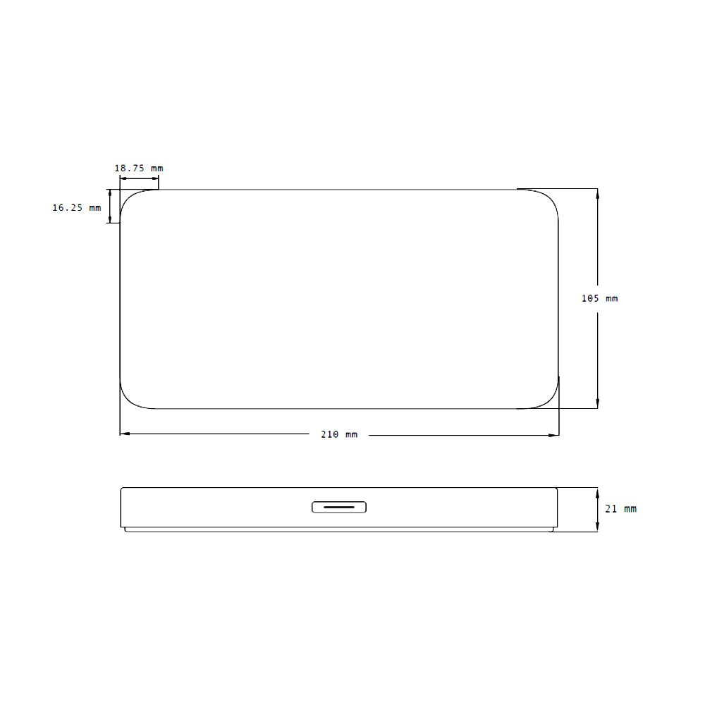 Acaia Umbra Duo Coffee Scale - Black