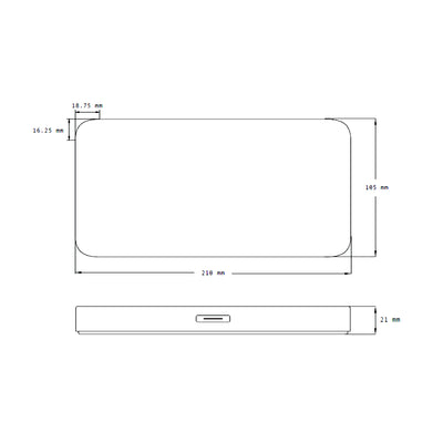 Acaia Umbra Duo Coffee Scale - Black