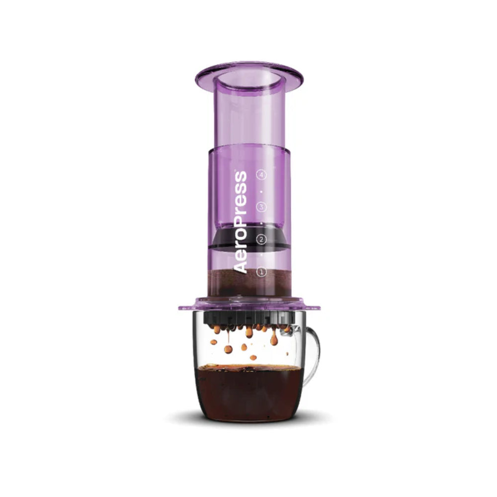 AeroPress Coffee Maker – Clear & Colored