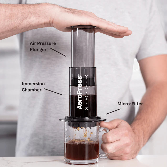 AeroPress Coffee Maker – Clear & Colored