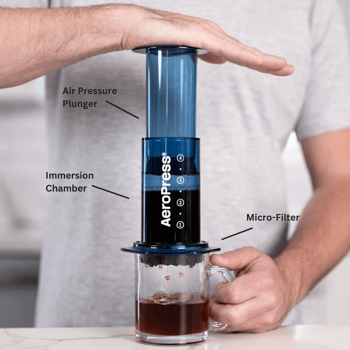 AeroPress Coffee Maker – Clear & Colored
