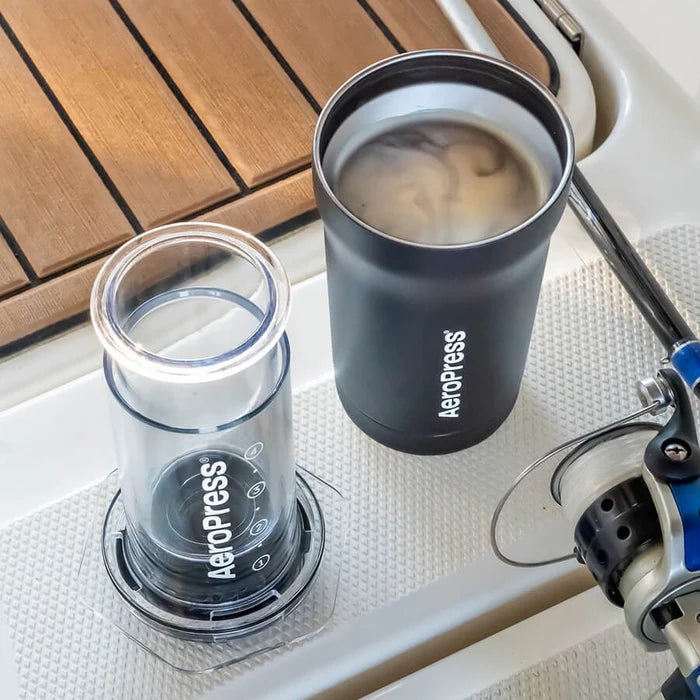 AeroPress Go Plus – Portable Travel Coffee Maker Kit