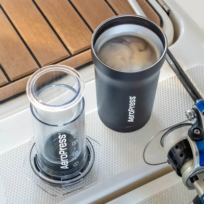 AeroPress Go Plus – Portable Travel Coffee Maker Kit