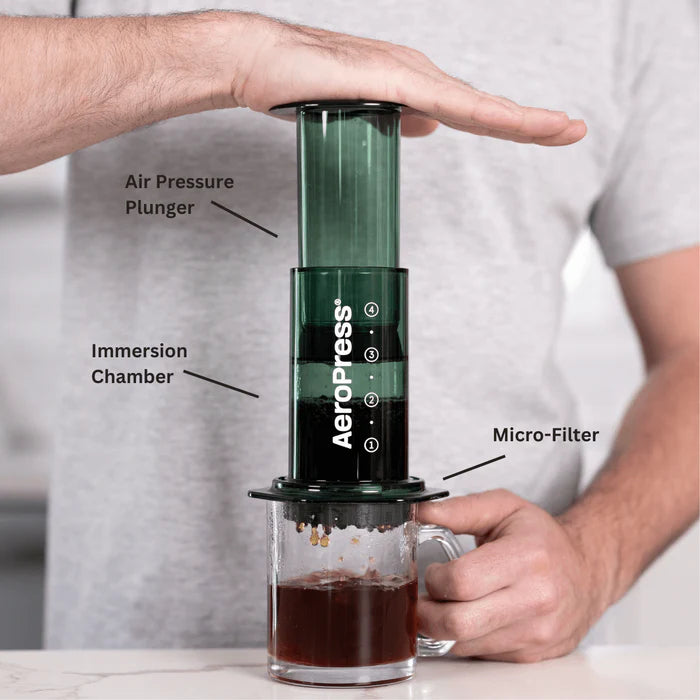 AeroPress Coffee Maker – Clear & Colored