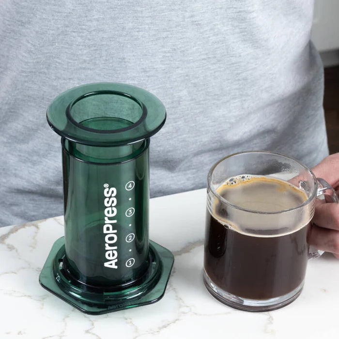 AeroPress Coffee Maker – Clear & Colored