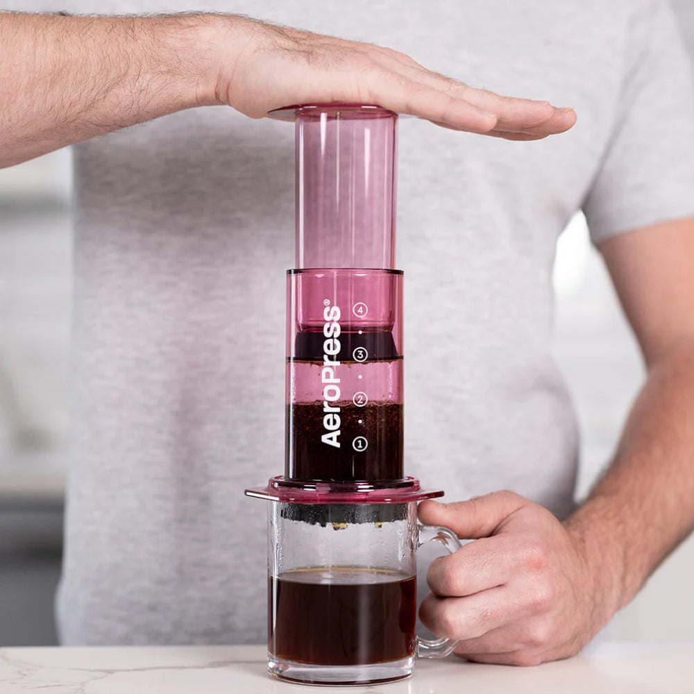 AeroPress Coffee Maker – Clear & Colored