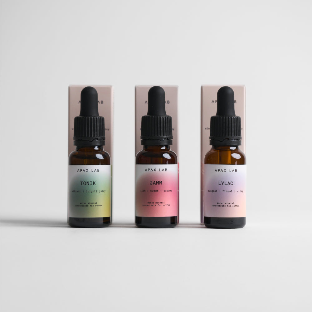 مجموعة مركز نكهة القهوة "نانو" من APAX LAB – 3 عبوات × 20 مل