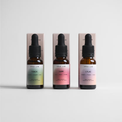 مجموعة مركز نكهة القهوة "نانو" من APAX LAB – 3 عبوات × 20 مل