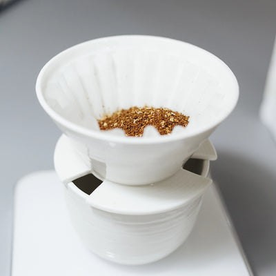 April Pour Over Ceramic Brewer – Manual Coffee Dripper