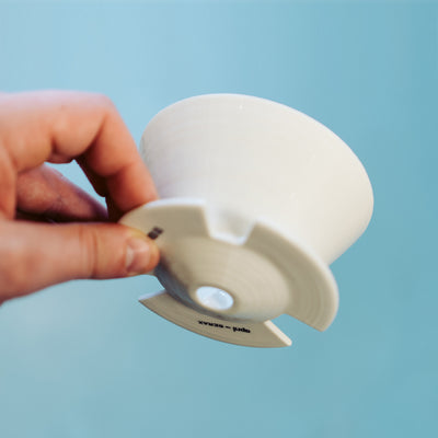 April Pour Over Ceramic Brewer – Manual Coffee Dripper