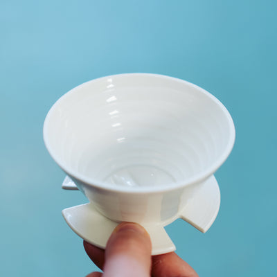 April Pour Over Ceramic Brewer – Manual Coffee Dripper