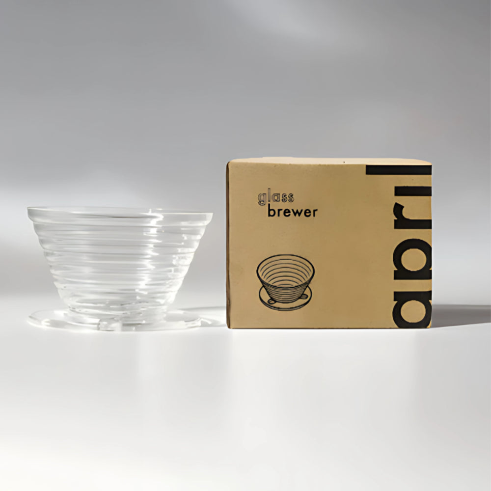 April Pour Over Glass Brewer – Manual Coffee Dripper