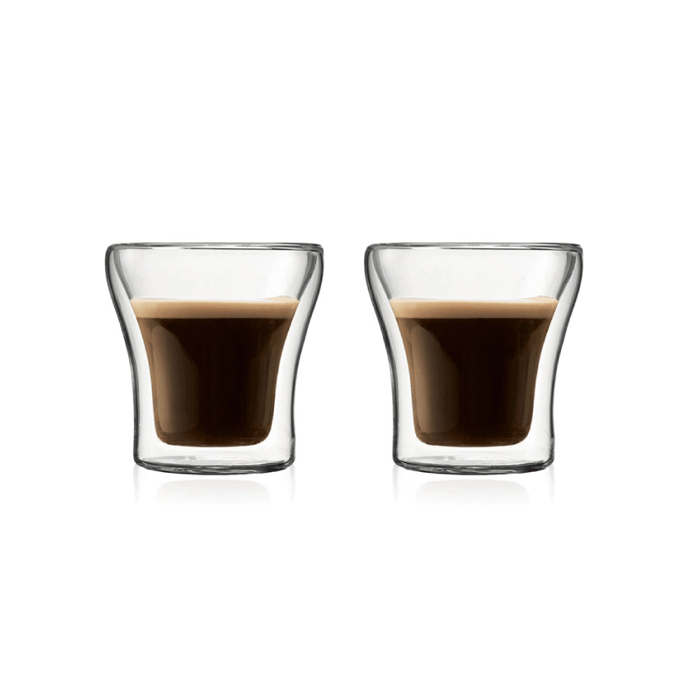Bodum Assam Double Wall Thermo Glass – Set of 2 Heat-Resistant Glasses