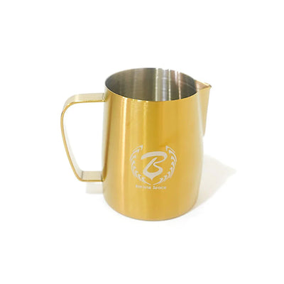 Barista Space Gold Milk Pitcher – Stainless Steel Jug for Latte Art