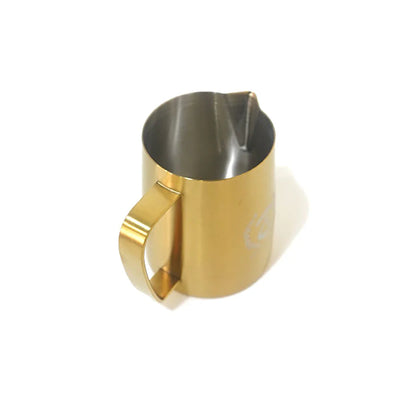 Barista Space Gold Milk Pitcher – Stainless Steel Jug for Latte Art